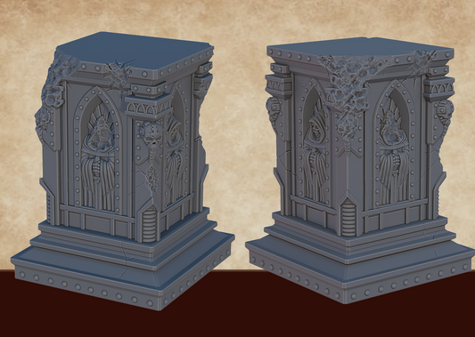 statue acolyte  hauteur 15 cm avec piedestal