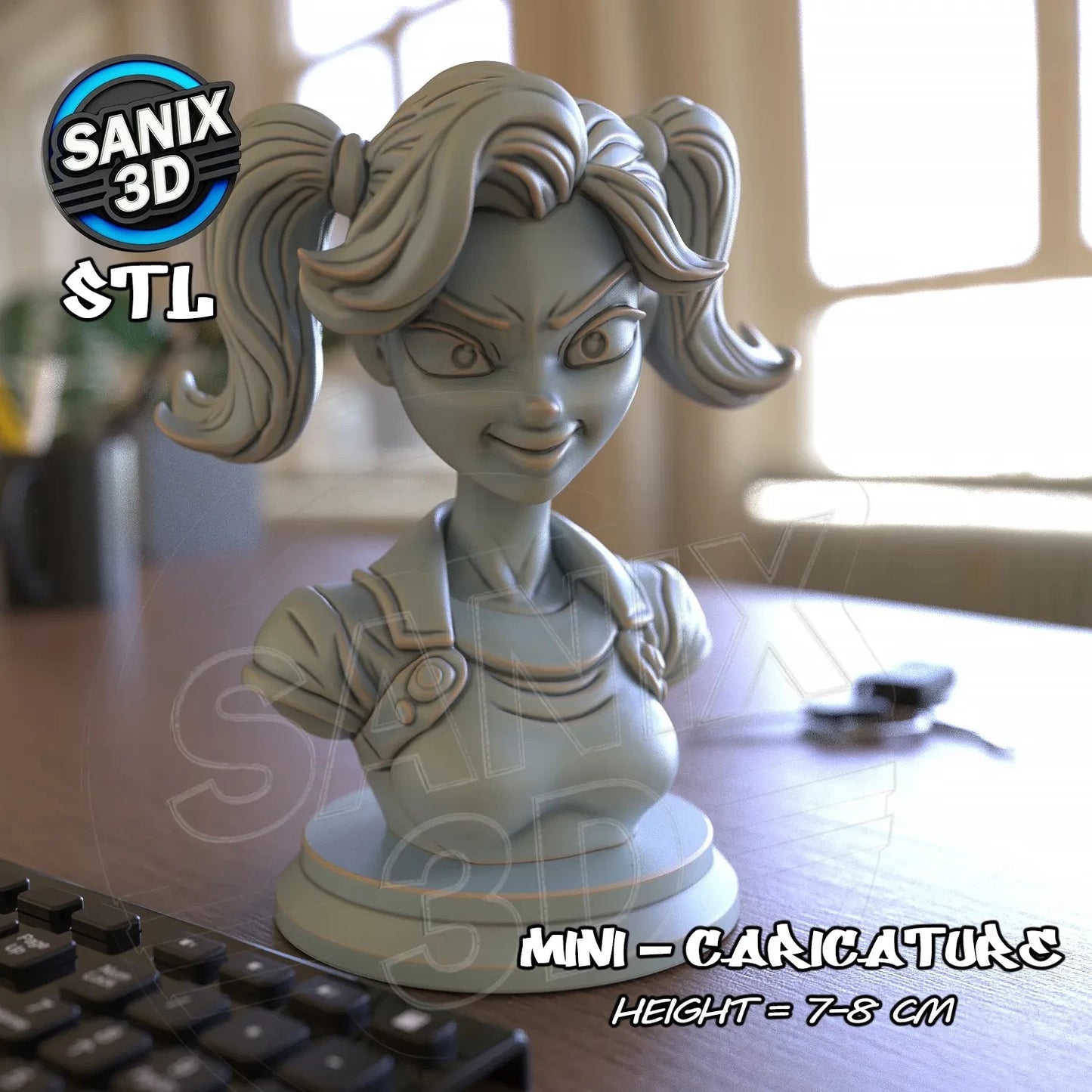 mini bust caricatures