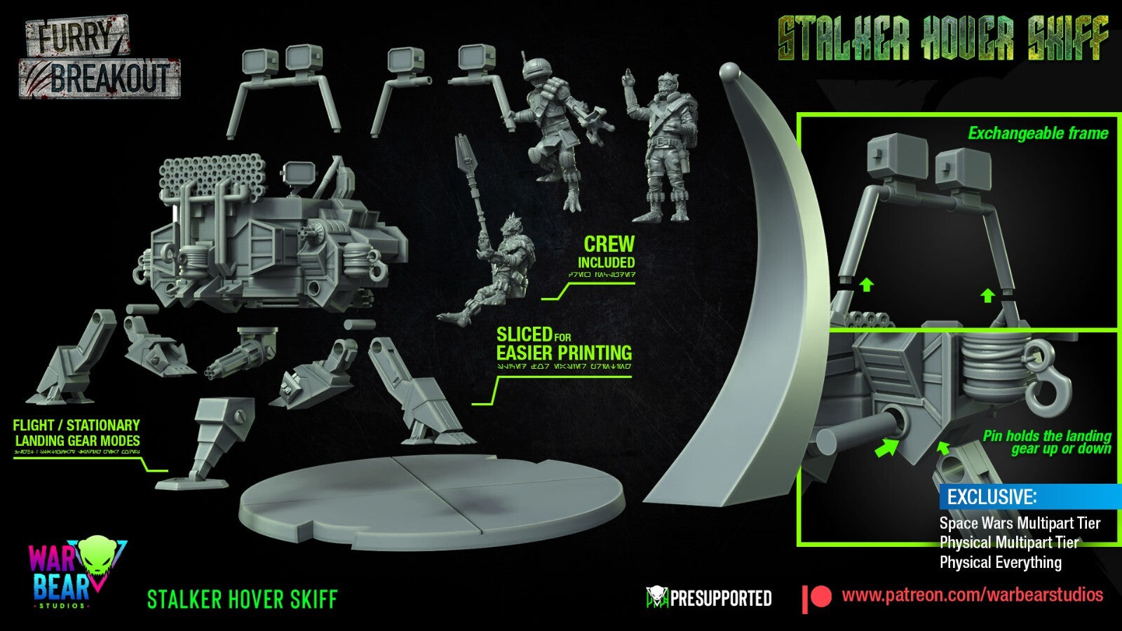 Stalker Hover Skiff compatible star wars legion