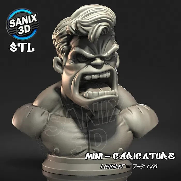 mini bust caricatures