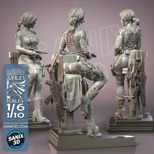 Natasha - Red Room  hautuer 22 cm  - 3D figurine fan art