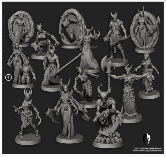 14 mandrake elfe noire  convient a warhammer 40000