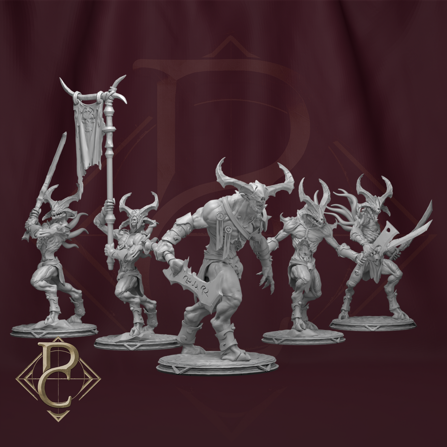 demon mineur 5 poses