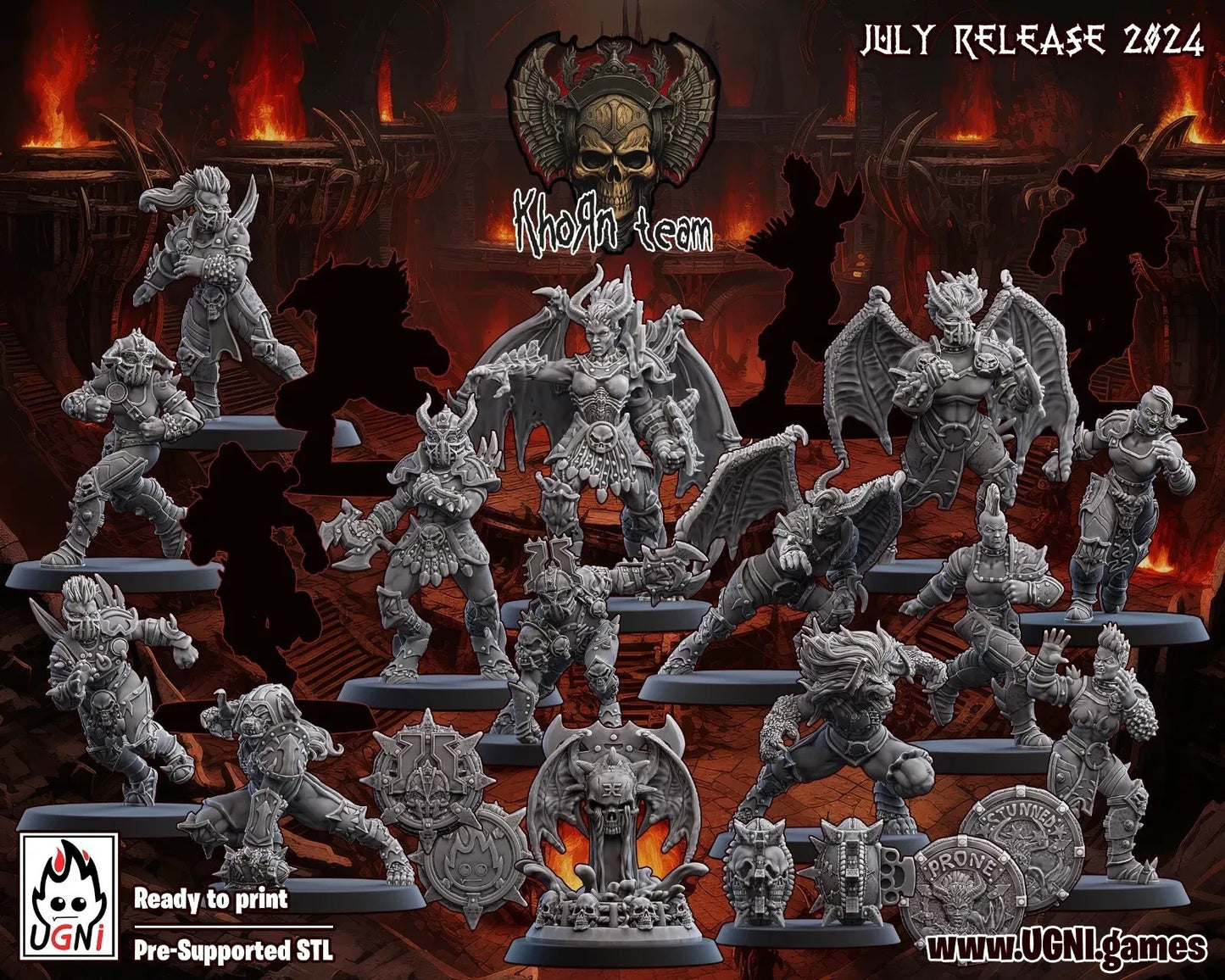 Khorn Team 😈(Bloody Valkyrie Style)  Fantasy Football equipe du chaos