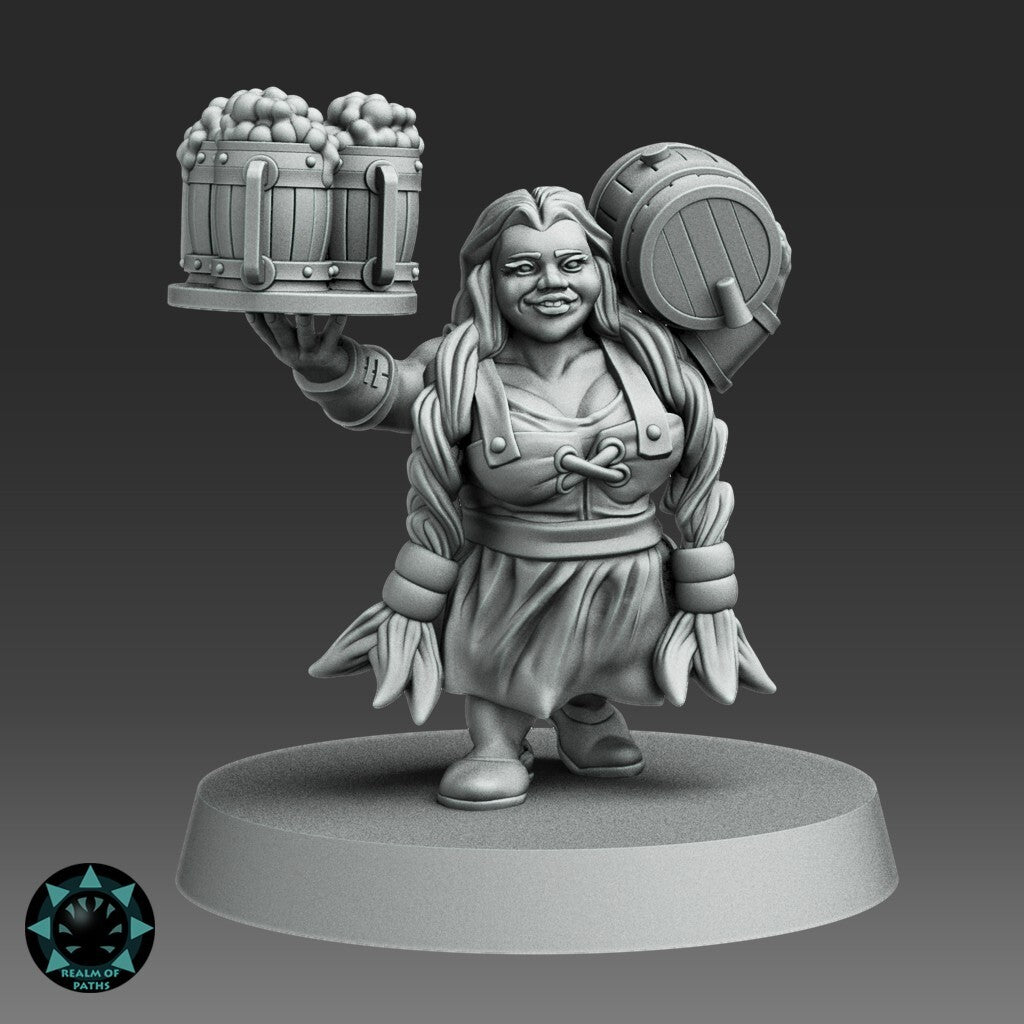 serveuse naine Fantasy Football convient a bloodbowl