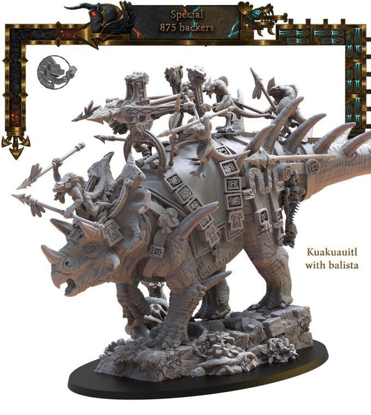 Kuakuauitl with Balista compatible hommes lezards