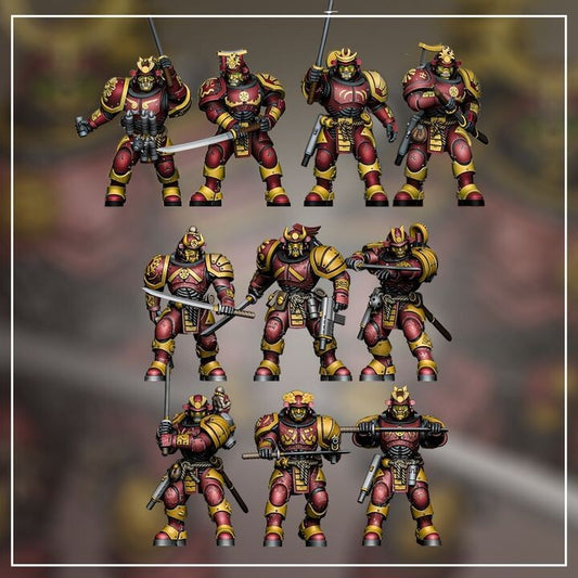 Manzu Ama - Katana Samurai 10 space marine samurai monobloc