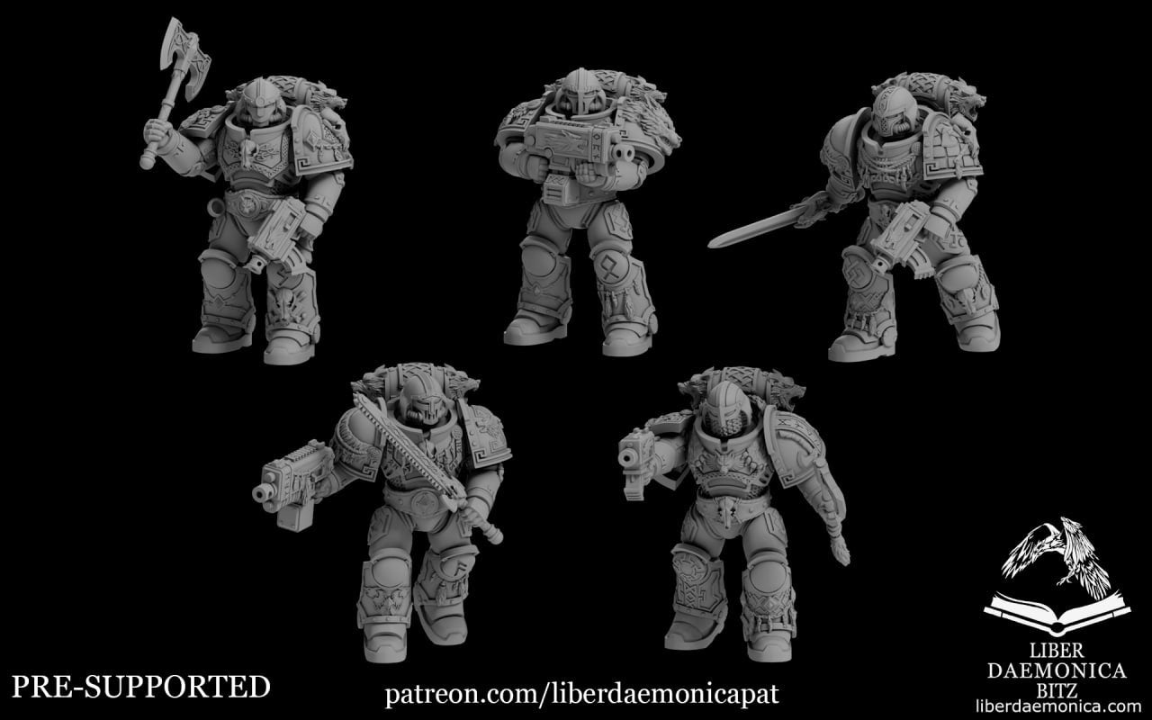 escouade space marines compatible space wolves