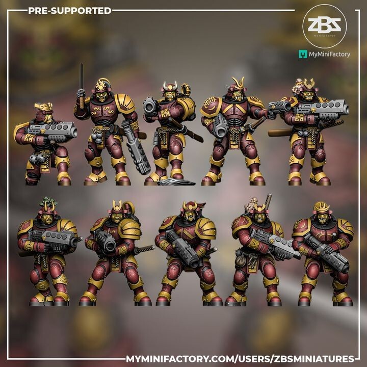 Manzu Ama - Horokobiya Samurai 10 space marine samurai