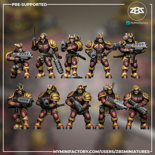 Manzu Ama - Horokobiya Samurai 10 space marine samurai