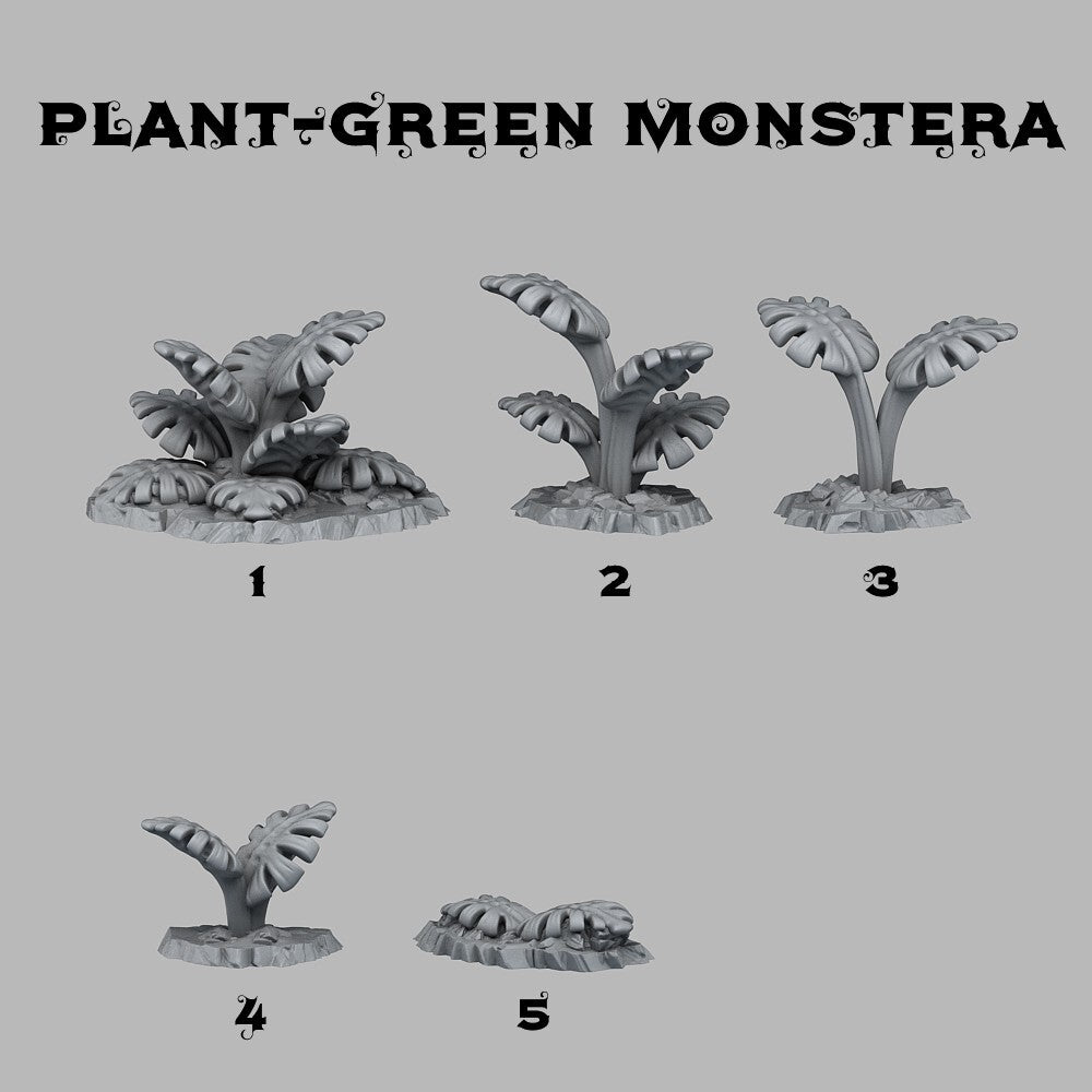 decor 5x plante alien 