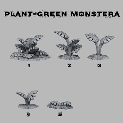 decor 5x plante alien 
