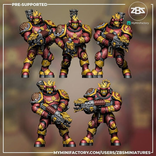 Manzu Ama - Dragon Breath Samurai 5  space marine samurai