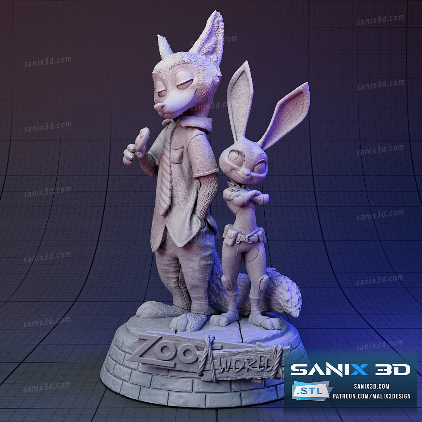 zooworld - 3D figurine fan art