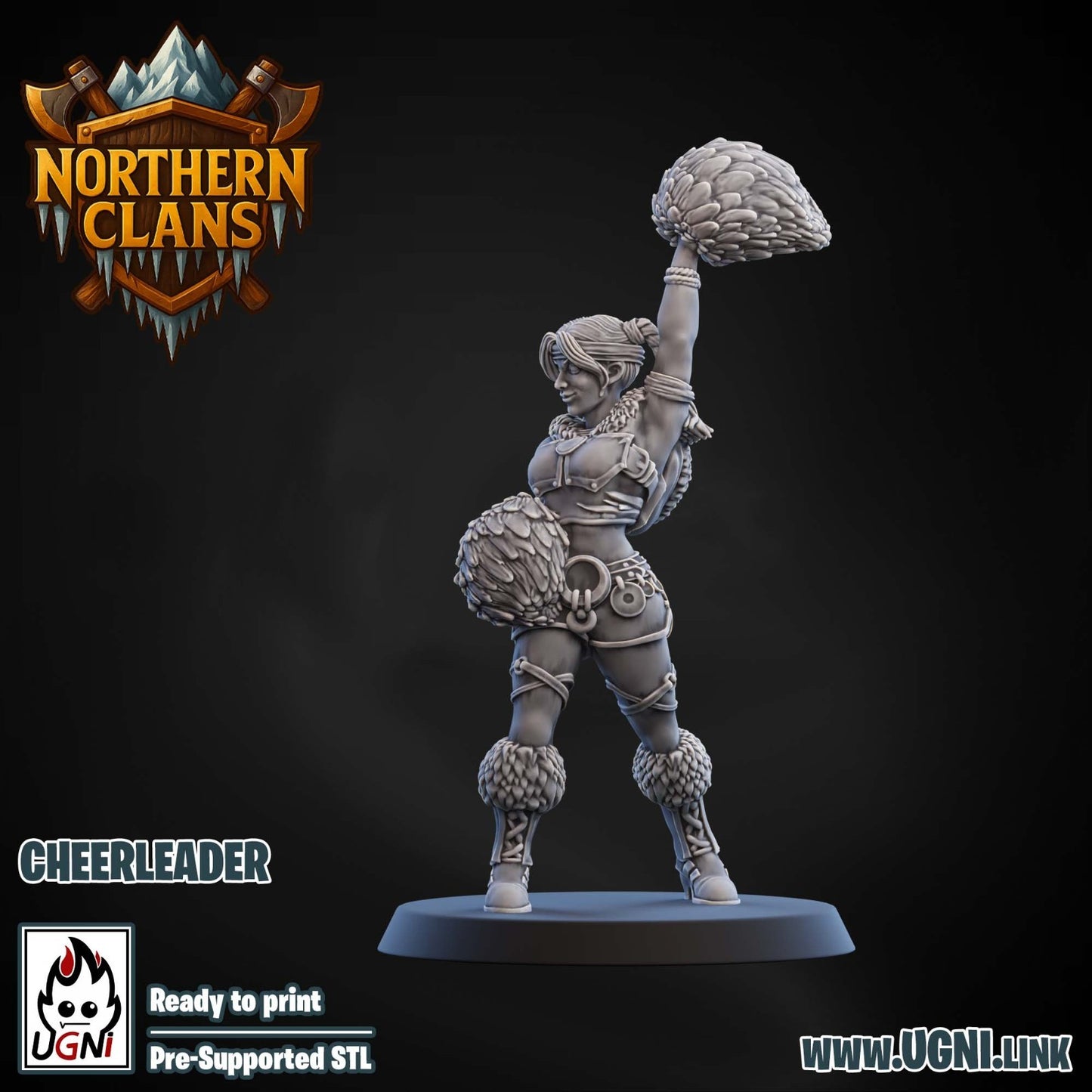 cheerleader northen clans- Star Player  convient a bloodbowl
