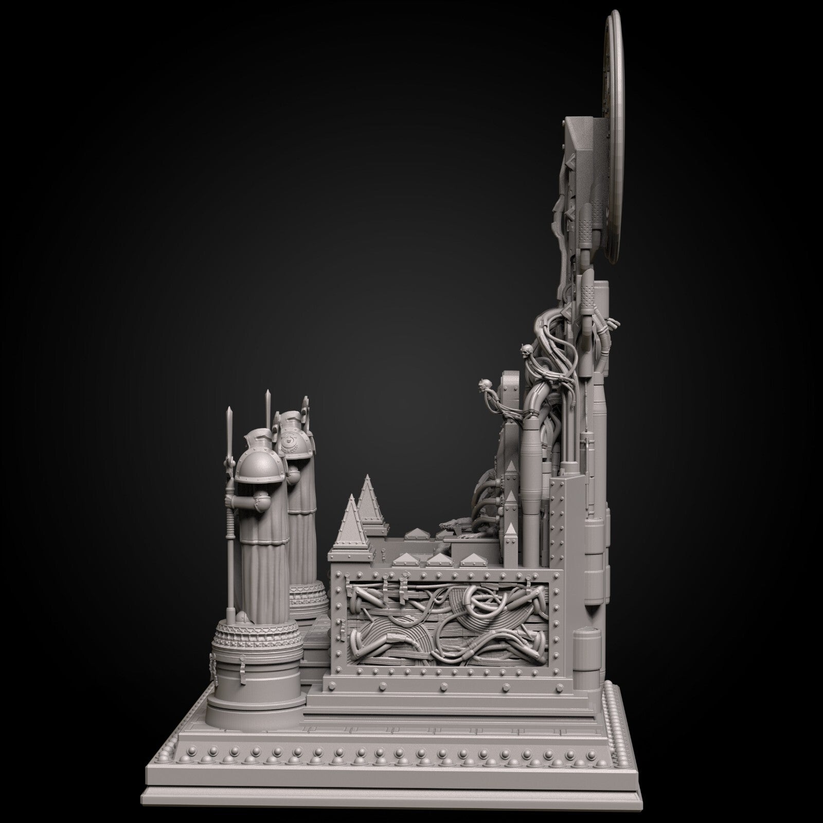 trône d'or empereur