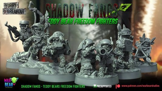 Shadow Fangs Teddy Bear Freedom Fighters ewok compatible star wars legion