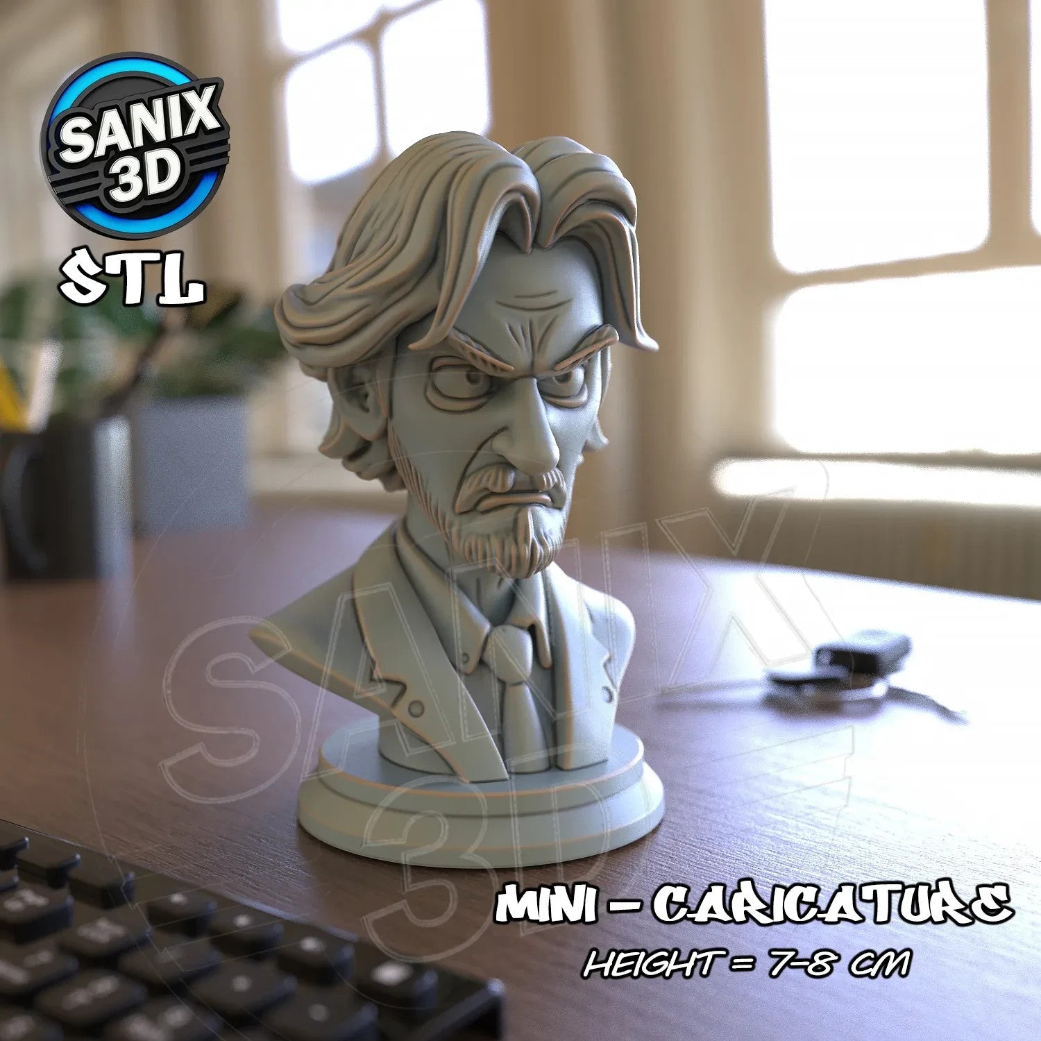 mini bust caricatures