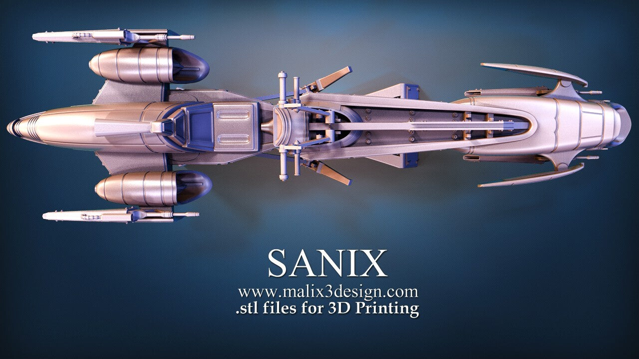 star wars barc speeder de 50cm de long figurine fan art