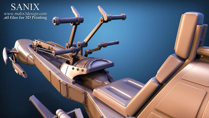 star wars barc speeder de 50cm de long figurine fan art