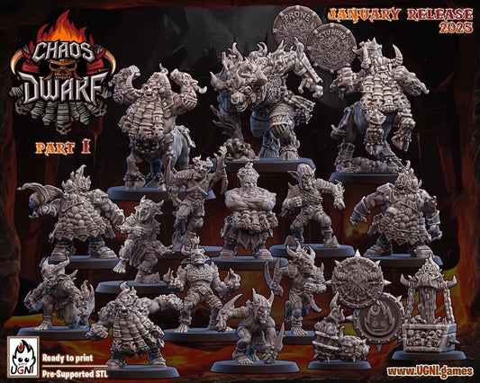 Magma Chaos Dwarf Team equipe nains du chaos fantasy football