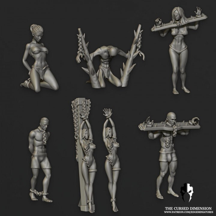 esclaves figurine  convient a warhammer 40000