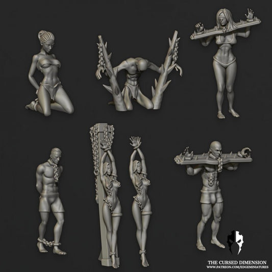 esclaves figurine  convient a warhammer 40000