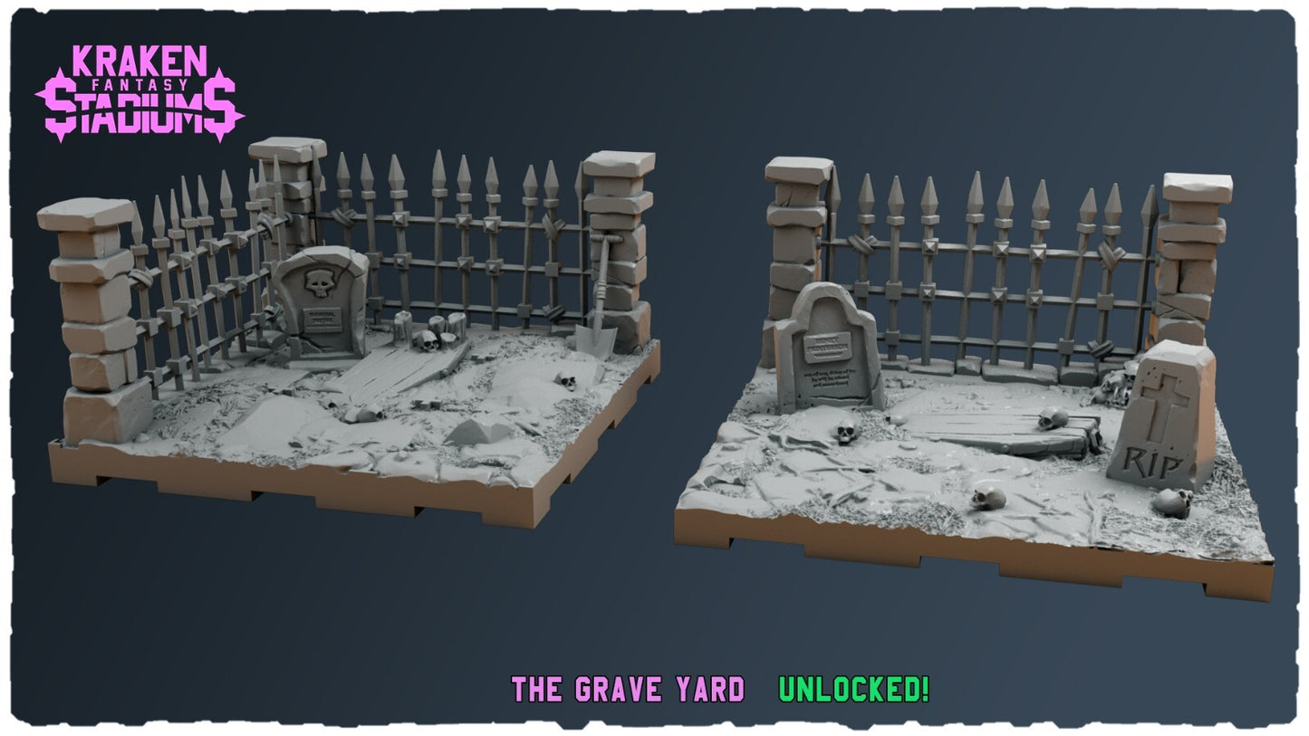 decors de cimetière convient a bloodbowl