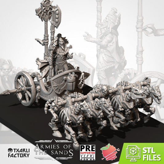 rois settra sur chariot compatible rois des tombes