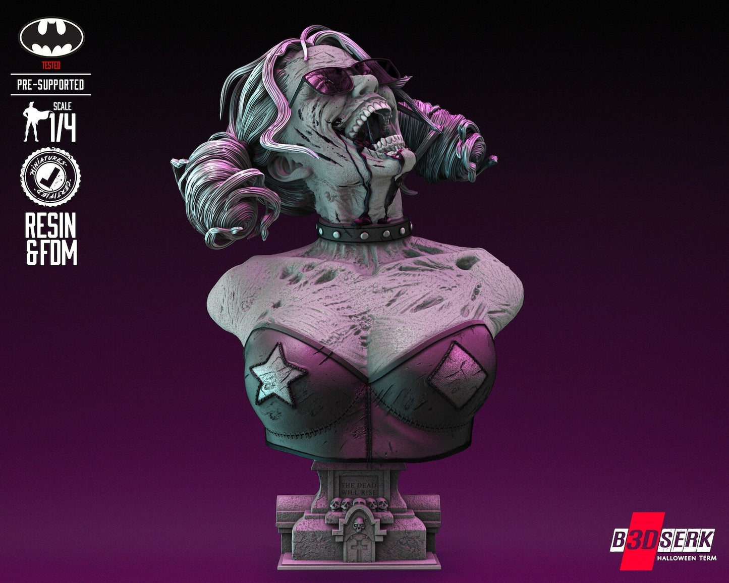 buste harley quinn zombie