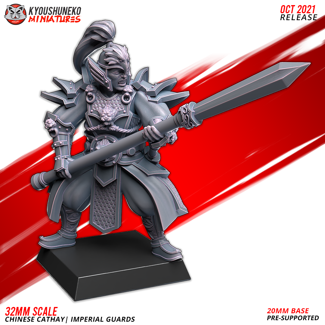 heavy armored garde imperial chinese cathay