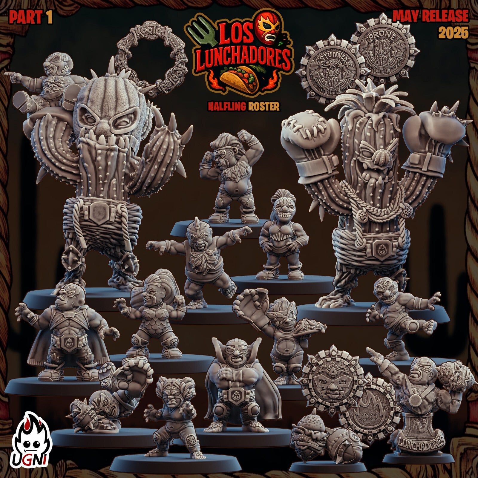 Los Lunchadores (Halflings) fantasy convient a bloodbowl