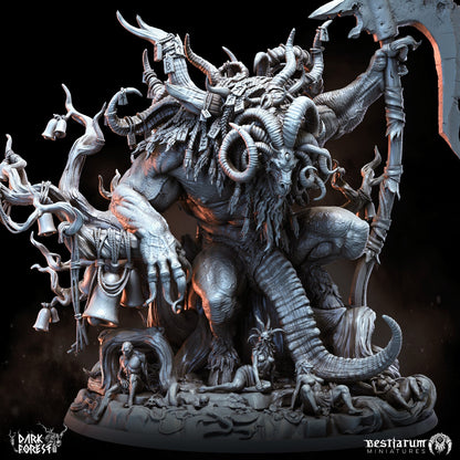 demon majeur avec socle de 125mm