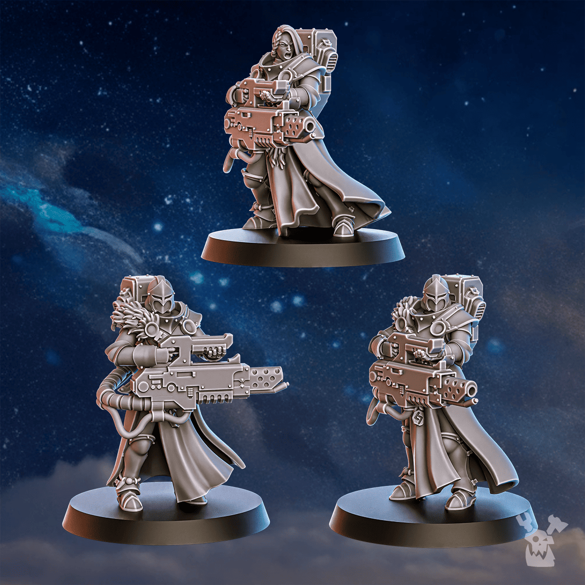 3 White Fangs Hunters 