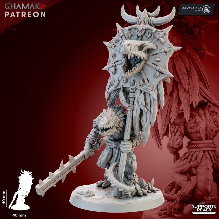 Banner of the ancients compatible hommes lezards