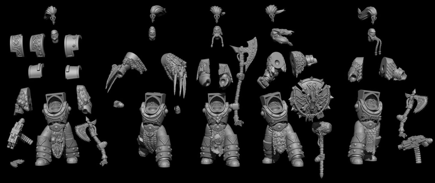 escouade heavy Varangians compatible space wolves