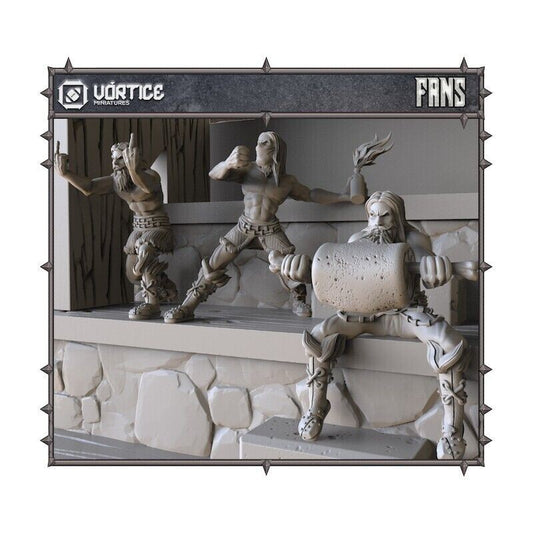 Fans humains nordique  Fantasy Football   convient a bloodbowl 