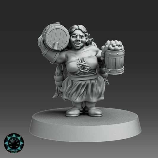 serveuse naine Fantasy Football convient a bloodbowl