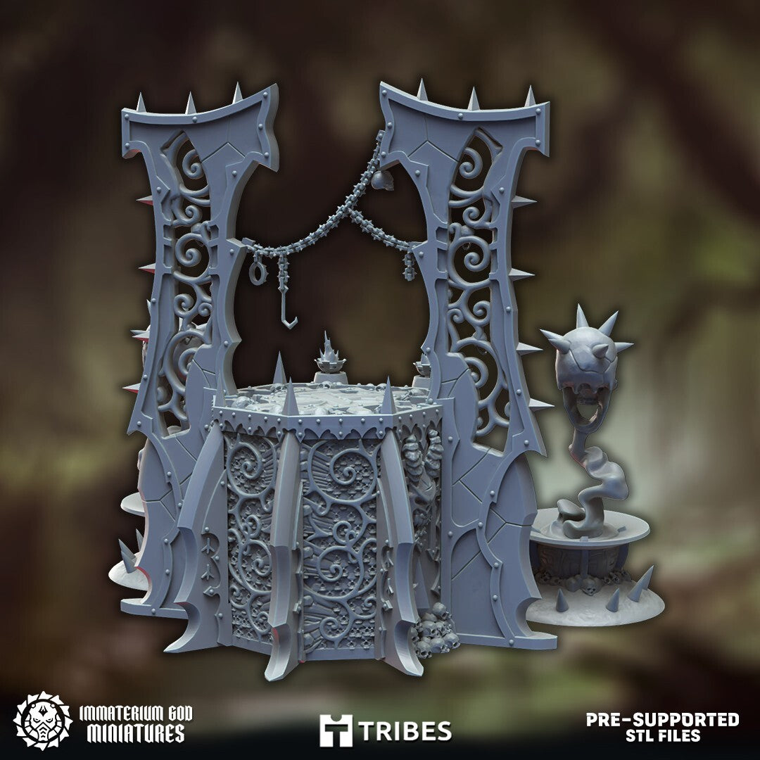 red altar decors 32mm