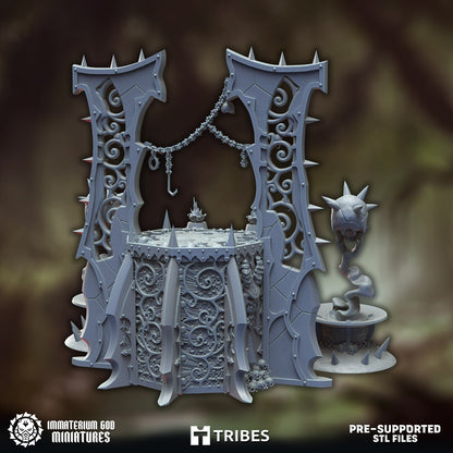 red altar decors 32mm