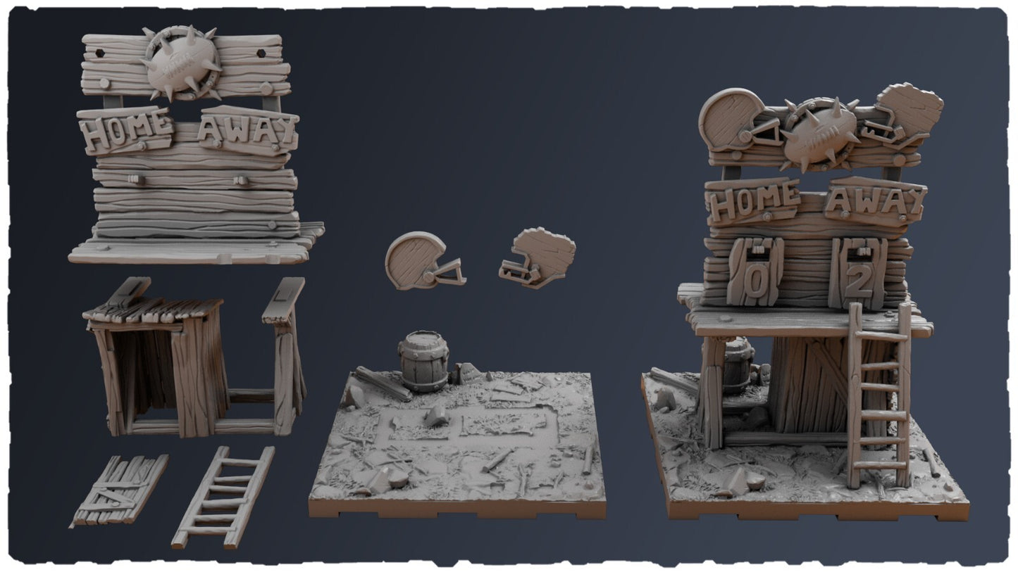 panneau de score terrain convient a bloodbowl