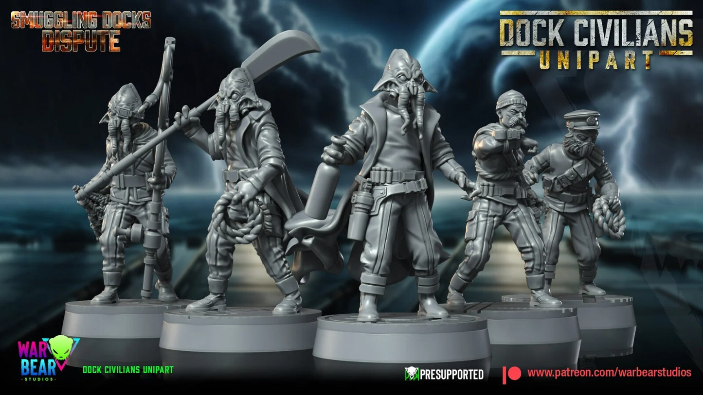 Dock Civilians Freedom Fighters ewok compatible star wars legion