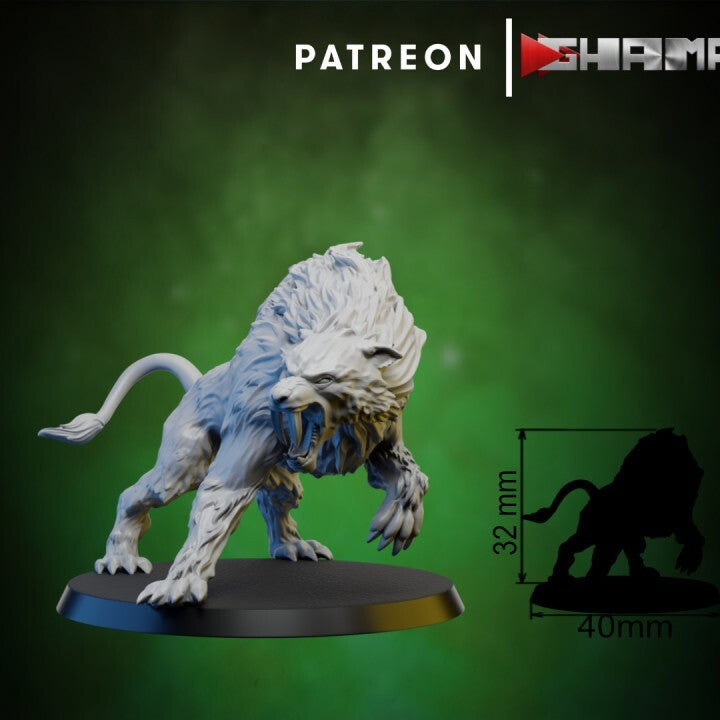 5x dents de sabre persian