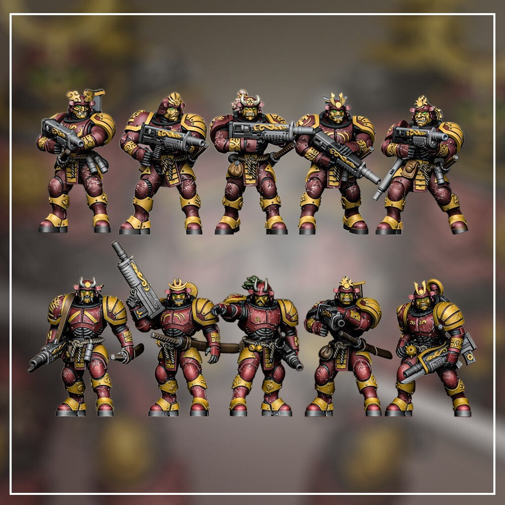 Manzu Ama - Tanegashima Samurai 10 space marine samurai monobloc