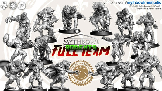 Rodents Team equipe homme rat Fantasy Football