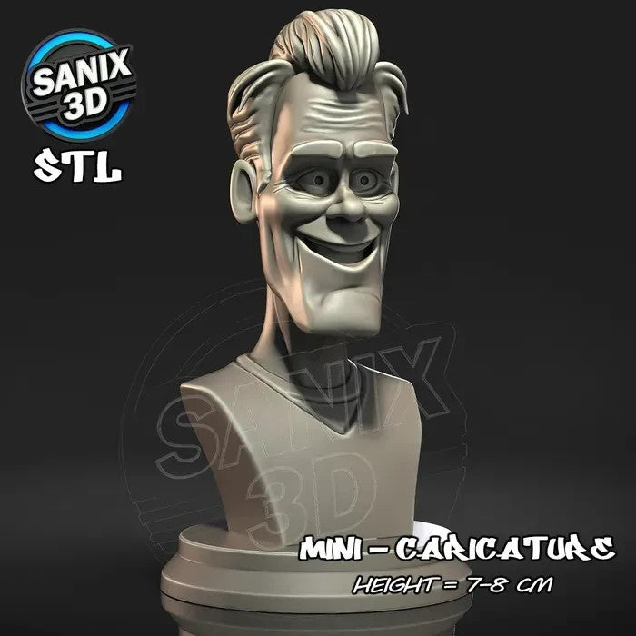mini bust caricatures