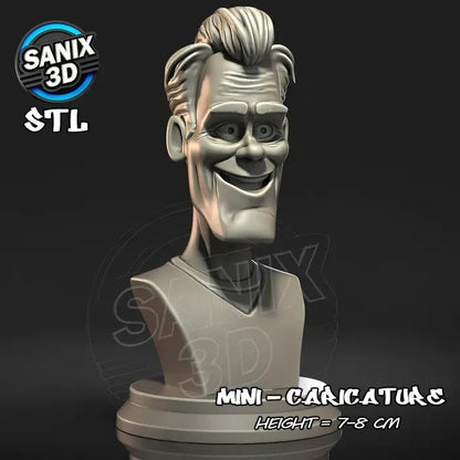 mini bust caricatures