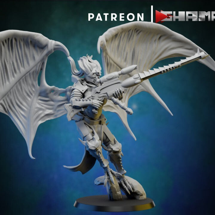 Dark elda harpy elfes noires convient a warhammer 40000