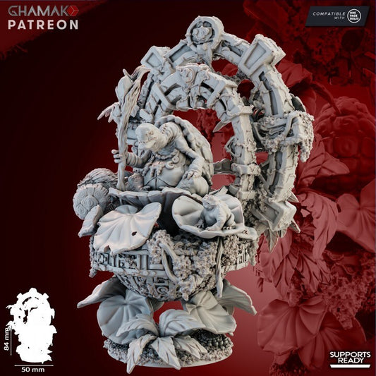 Nesgrax Starseer ancien sur palaquin compatible hommes lezards