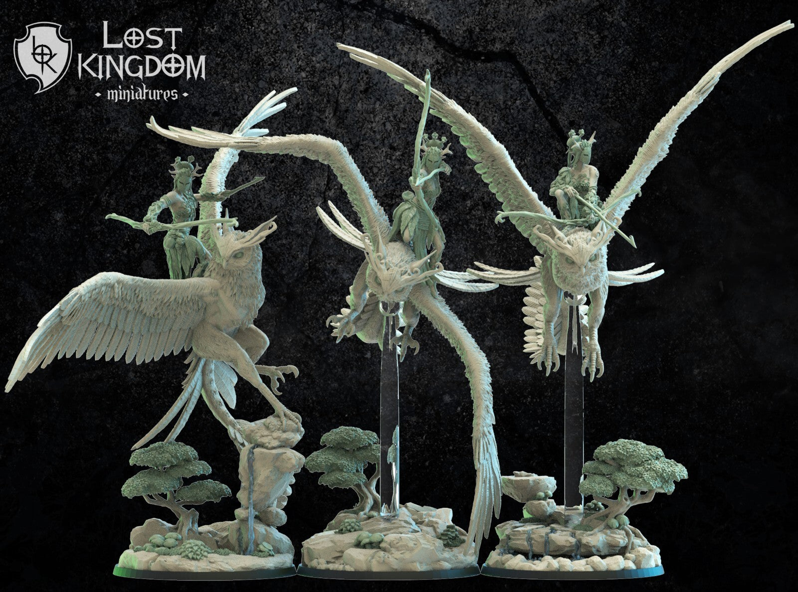 chevaucheur d'hibou elfes sylvain 